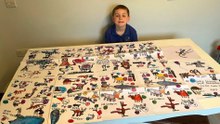 Pembrokeshire pupil draws 100 animals for Sir David Attenborough's 100th birthday