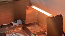 1500W 220V Short Wave IR Heater High Efficiency for Solar Cell Modules Stringers
