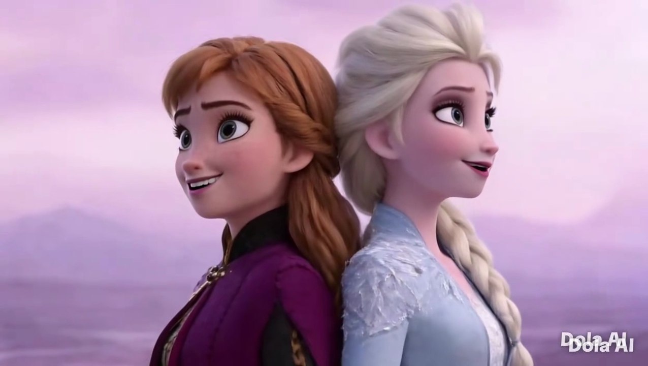Elsa And Anna Back-to-back