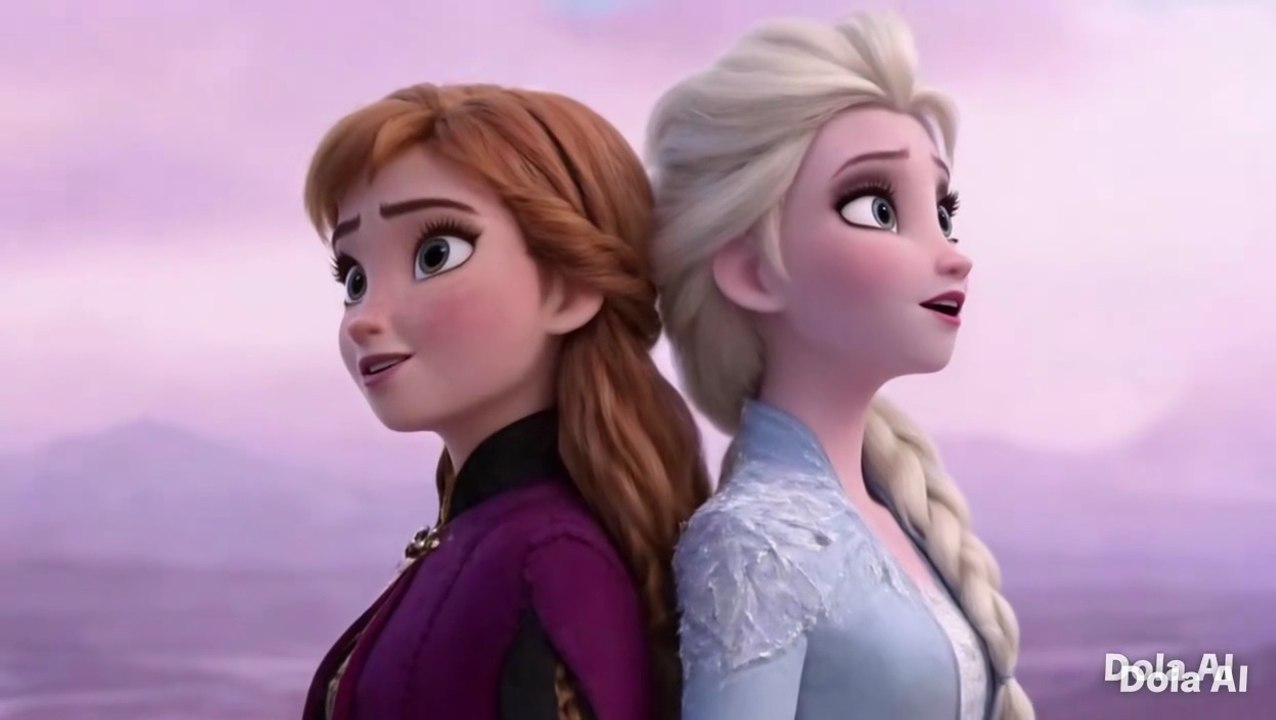 Elsa And Anna Back-to-back #2
