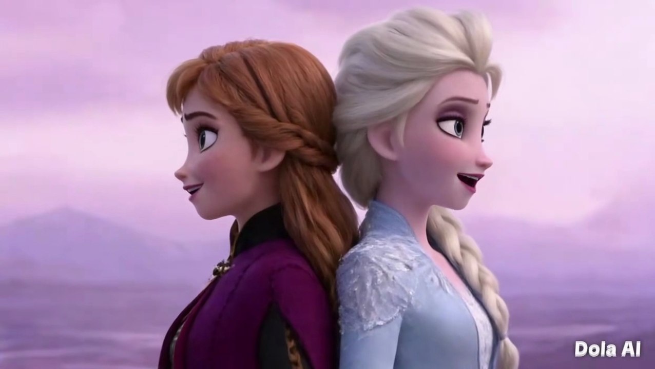 Elsa And Anna Back-to-back #5