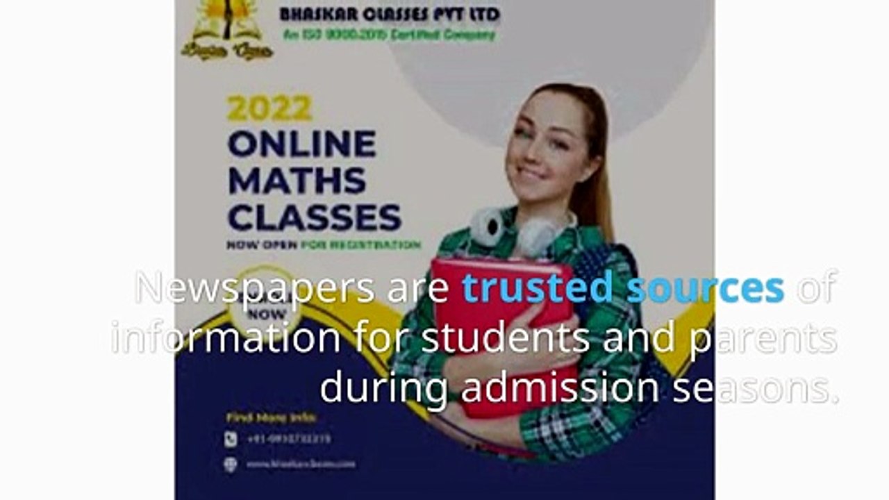 Why Educational Institutes Prefer Newspaper Advertising for Admissions