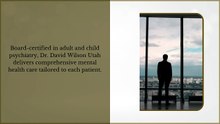 Dr. David Wilson Utah - Medical Director At Salt Lake Behavioral Health