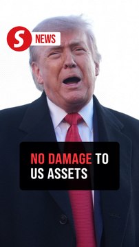 Trump on Iran's strikes in Hormuz strait: We knock the hell out of them
