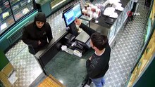 İstanbul'da bir pastanede akılalmaz anlar... Tatlısını yiyip tehdit etti