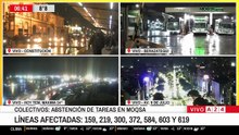 Paro de colectivos en el AMBA