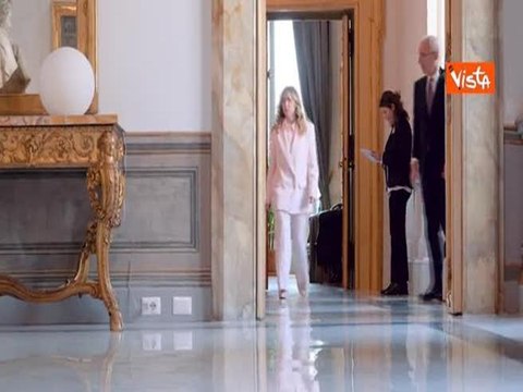 Meloni incontra il Segretario Usa Marco Rubio a Palazzo Chigi