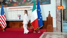 Meloni incontra il Segretario Usa Marco Rubio a Palazzo Chigi