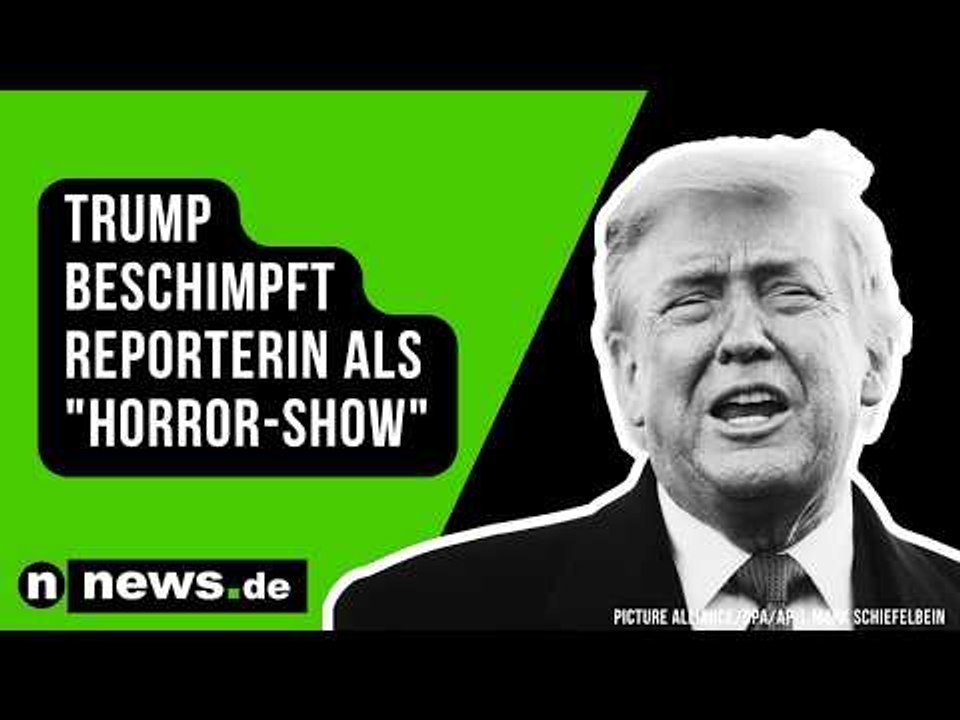 US-Präsident beschimpft Reporterin nach einfacher Frage als 'Horror-Show'