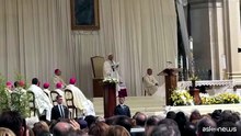 Il Papa: un anno fa l'elezione, a Pompei per affidamento a Madonna