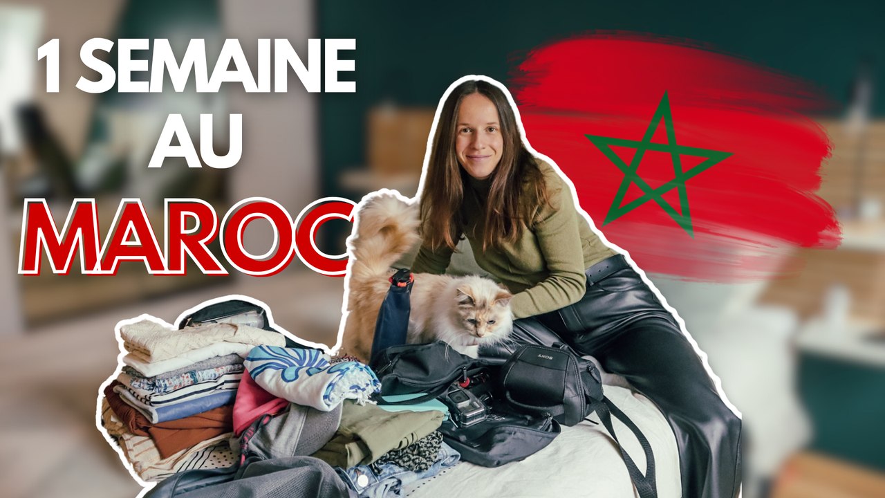 UNE SEMAINE AU MAROC 🇲🇦 TOUT CE QUE J'EMPORTE AVEC MOI