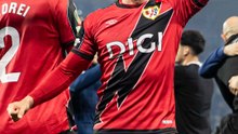 La celebración de los jugadores del Rayo