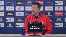 Rueda de prensa de Simeone previa al Atlético de Madrid vs. Celta