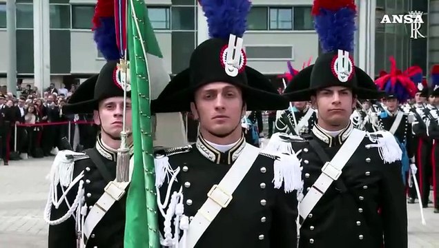 Mattarella alla Scuola marescialli dei carabinieri di Firenze