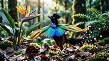 Paradise Bird Courtship Dance