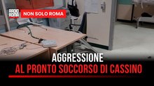 Aggressione al pronto soccorso di Cassino: paziente si scaglia contro un medico e danneggia gli arredi
