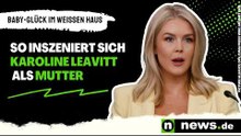 Baby-Glück im Weißen Haus - so inszeniert sich die Karoline Leavitt als Mutter