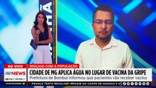 Água destilada é aplicada no lugar da vacina da gripe em Minas Gerais