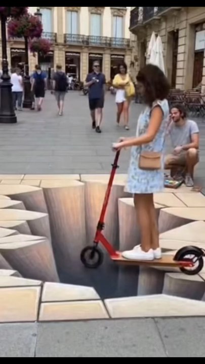 Warning! This 3D Art is dangerously real! #3dpainting #realdanger