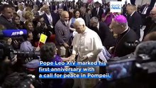 Leo XIV, Pope's anniversary in Pompeii and Naples: 'We cannot resign ourselves to death'