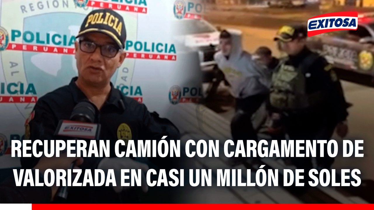 Recuperan camión robado con cargamento de gasolina valorizada en casi un millón de soles