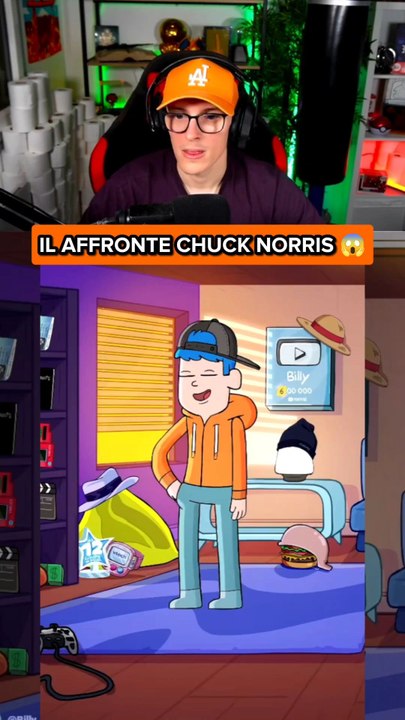 Il affronte Chuck Norris