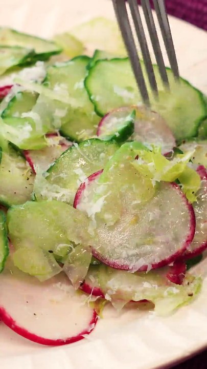 How to Make a Radish, Celery, and Cucumber Salad