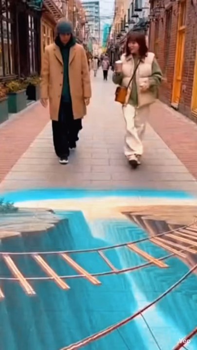 Warning! This 3D Art is dangerously real! #3dpainting #dangerous #trap