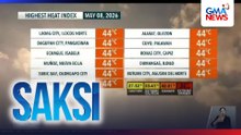 36 na lugar sa bansa, nakapagtala ng danger level na heat index | Saksi