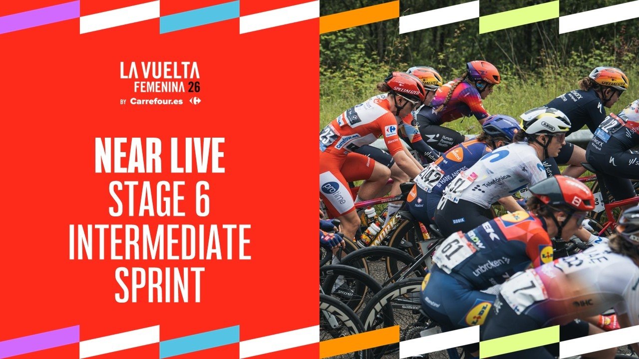 Intermediate sprint - Stage 6 | La Vuelta Femenina 26 by Carrefour.es