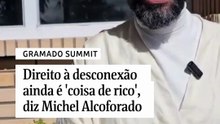 Direito à desconexão ainda é 'coisa de rico', diz Michel Alcoforado