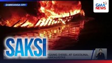 Lantsang may kargang diesel at gasolina, nagliyab; 3 crew, nakaligtas | Saksi