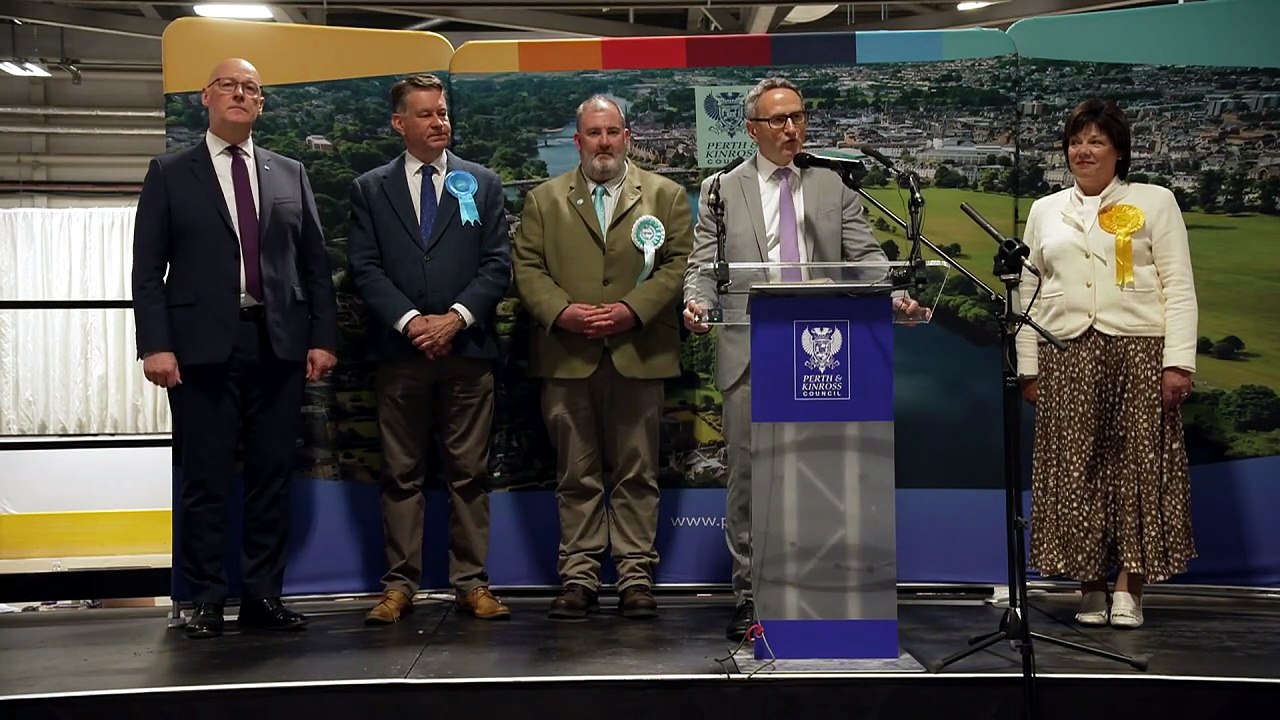 John Swinney declares victory for SNP