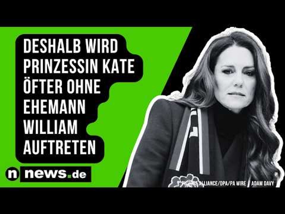 Deshalb wird Prinzessin Kate öfter ohne Ehemann William auftreten