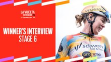 Winner's Interview - Stage 6 | La Vuelta Femenina 26 by Carrefour.es