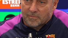Le preguntan a Flick si conoce a Juanito y así reacciona el entrenador alemán