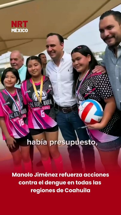 🦟💧 Manolo Jiménez informó que se fortalecen acciones contra el dengue en todas las regiones de Coahuila y exhortó a la población a eliminar recipientes donde se acumule agua para evitar la reproducción del mosquito transmisor.