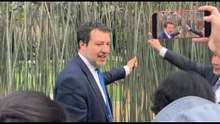 Salvini in Biennale: "Padiglione Italia bellissimo", poi a Israele