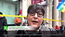 Flotilla, presidio a Roma per la liberazione degli attivisti sotto processo in Israele