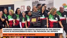 Eldorado homenajeó a referentes del deporte en una emotiva noche de reconocimientos