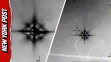 UFO files reveal chilling footage of glowing 'eight-pointed star' drifting across sky