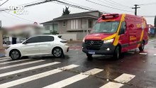 Motociclista fica ferido em acidente no bairro Maria Luiza em Cascavel