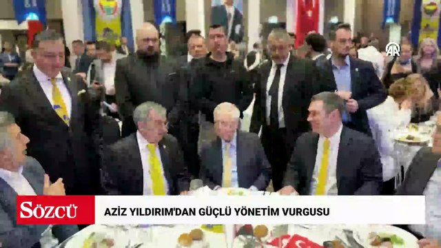 Fenerbahçe Kulübü Başkan Adayı Aziz Yıldırım'dan güçlü yönetim vurgusu