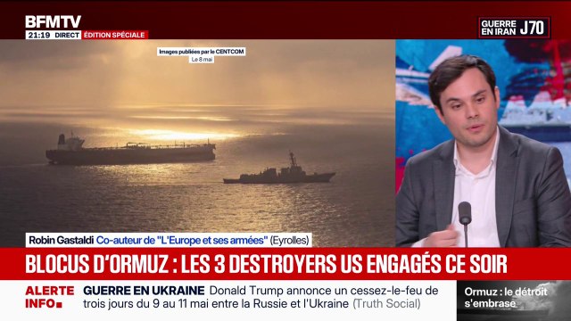 Blocus du détroit d'Ormuz: Ce n'est pas seulement une guerre militaire, c'est une guerre politique et diplomatique , explique Robin Gastaldi, co-auteur