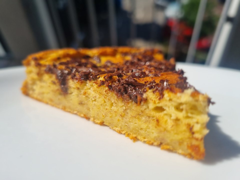 Gateau banane fait en 10min
