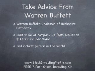 Stock Investing Strategy