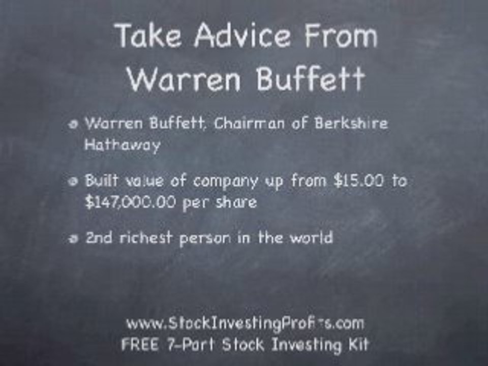 Stock Investing Strategy