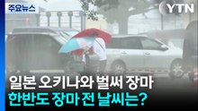 [날씨] 오키나와 벌써 '장마'...한반도 장마 전 '널뛰기 날씨' / YTN