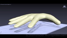 Ponikarovsky: 3DS MAX Practice Polygon Modeling Hand Model Video #18 (05-08-2026)