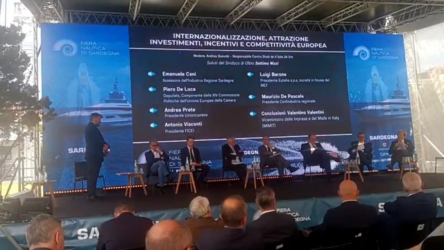 Porto Rotondo, Fiera nautica di Sardegna, il viceministro Valentini: L'isola ha un grande potenziale, creda in s? stessa